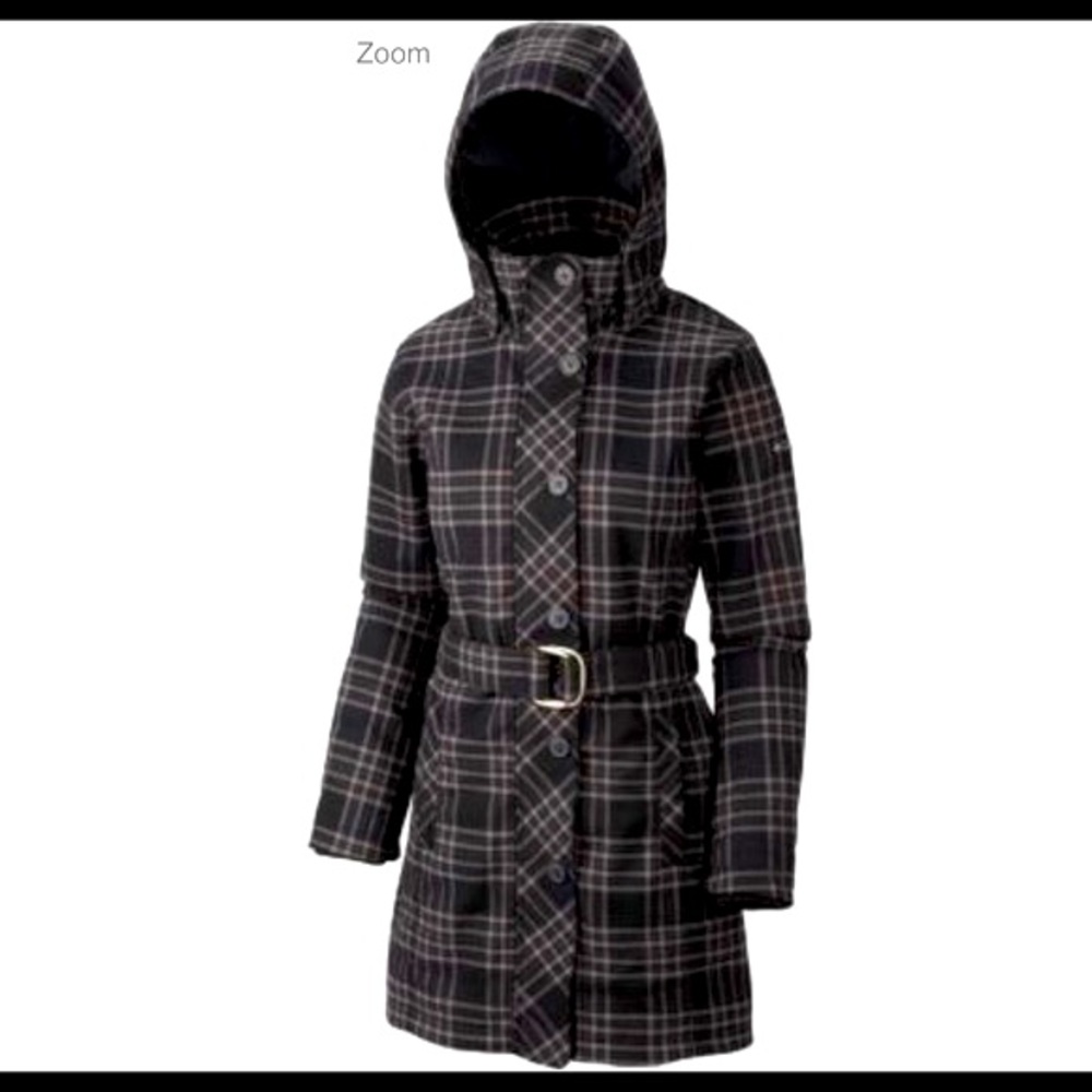 Columbia Zenith Vista Trench (black Plaid)